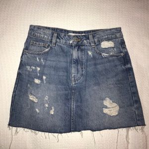Zara Denim Mini Skirt